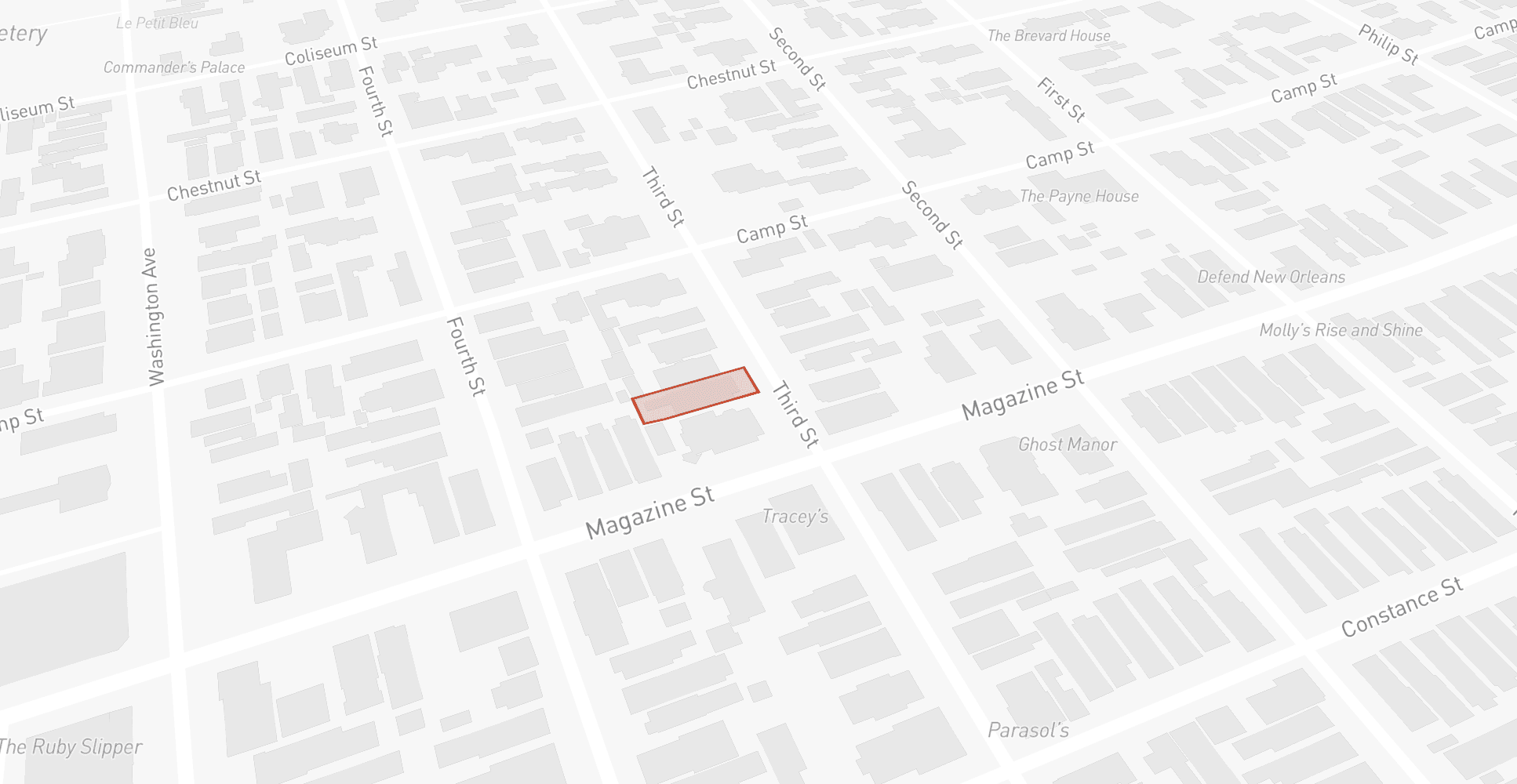 Vicinity Map - New Orleans French Quarter